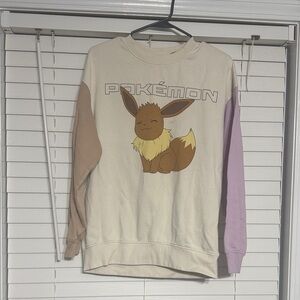 H&M Cream Fleece-Lined Sweatshirt